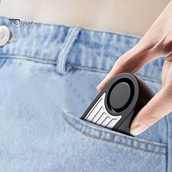 Door Stopper Alarm with Portable Lock 125dB Anti-slip Front Door Protection Rubber Security Door Wedge for Home Travel