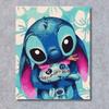 Malowanie Po Numerach Z Ramą Obrazy Do Malowania - Disney Stitch 40X50 Cm
