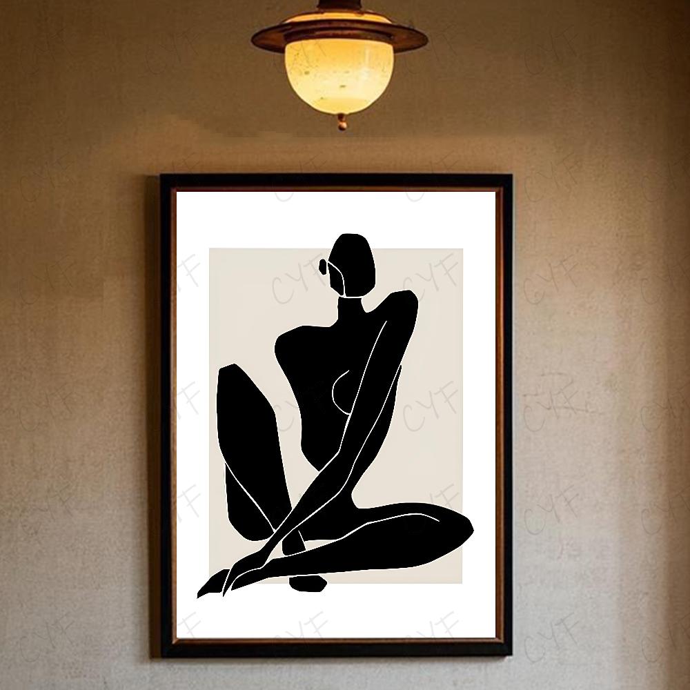 Abstract Bohemian Wall Art Poster High Quality Wall Art for Home Office Bedroom Living Room Hallway Bar Perfect Gift Idea