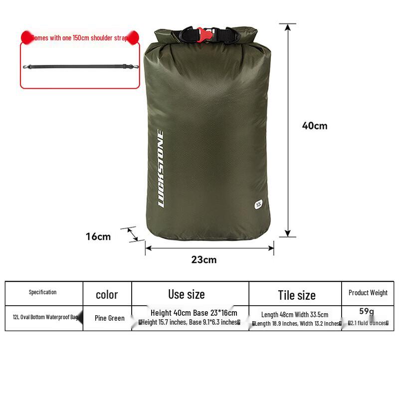 Junkaiwei Lightweight Waterproof Dry Wet Bag
