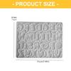 Creative Cats Letter Pendant Silicone Mold Flexible Silicone Texture Suitable for Resin Jewelry Making and Craft Project