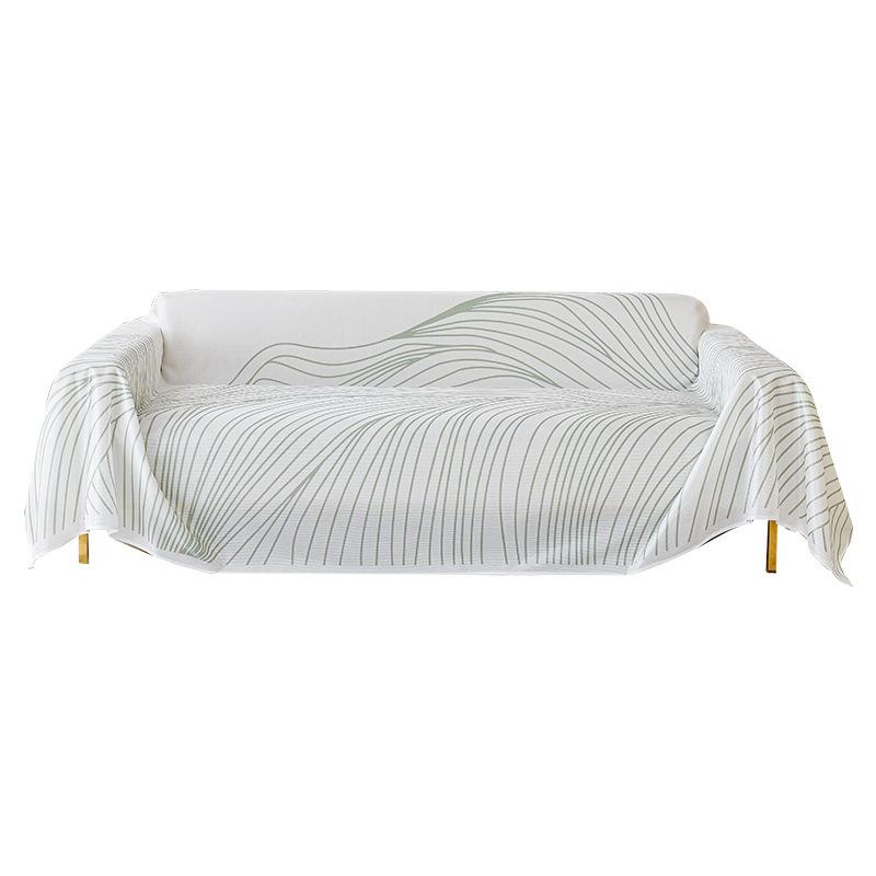 Summer Sofa Cover Cloth Simple Modern Ice Silk Sofa Towel Anti-Scratching Sofa Slipcover Cool Feeling Sofa Cover Sofa Cover