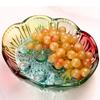 Plat à bonbons en verre cristal forme poulet, Bol à bonbons rétro avec couvercle, Assiette à dessert Bol à snacks Ornement pour décorations de maison