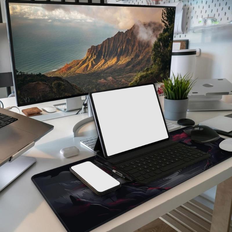 Oversized Waterproof Mousepad For Keyboards And Mouse Stitched Edges for Gaming and Office Large Mouse Mat