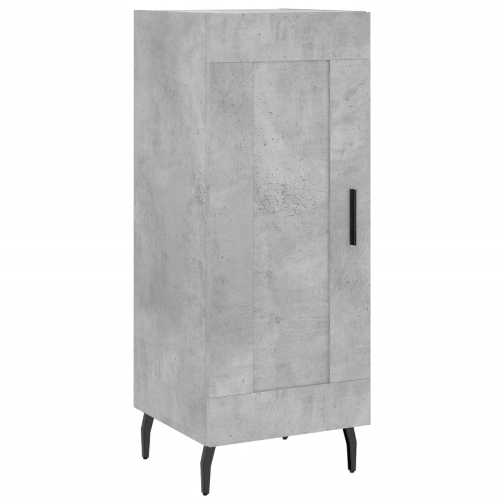 Highboard Concrete Grey 34.5 X 34 X 180 Cm Particleboard