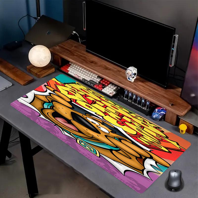Scooby-Doo Theme Mouse Pad, Non Slip Rubber Base, Multifunctional Office & Home Decor, Perfect for Workspace Personalization.
