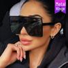 Retro Large Square Frame Sunglasses - European & American Street Style 2020