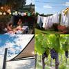 Multipurpose Heavy Duty Laundry Rope Plastic Coated Steel Wire Rope Portable Windproof Clothes Rope for Outdoor, Indoor
