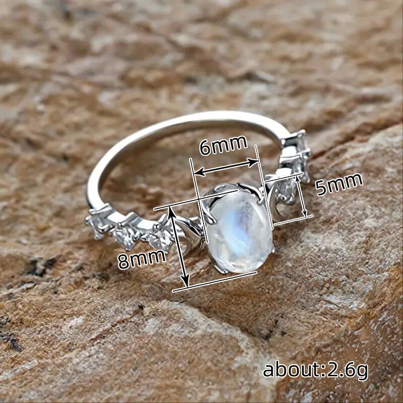 Vintage Oval Ring, Sun And Moon Design Ring, Moon Ring