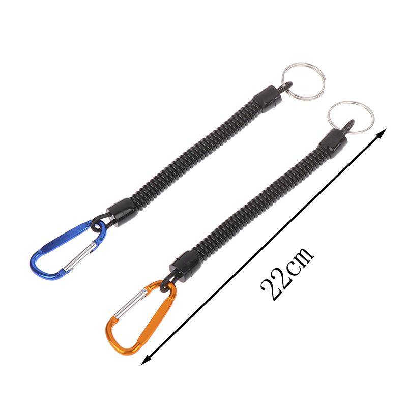 1 Pieza Cordones de Pesca Portátiles Cuerda Navegación Camping Mosquetón Agarre de Bloqueo Seguro