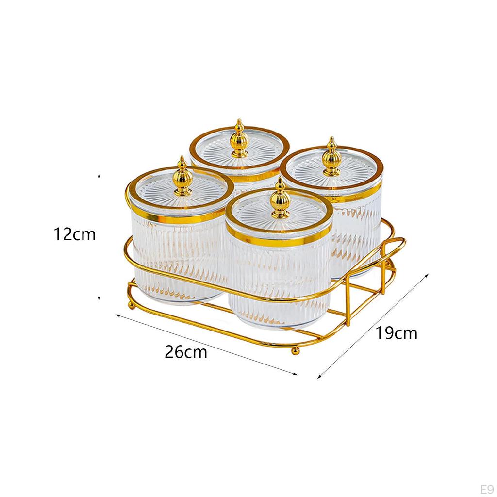Dry Fruit Tray with Lid Appetizer Serving Plate Food Storage Container Snacks Dish Divided Nut Bowl
