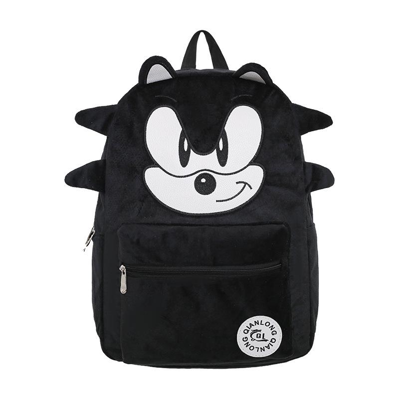 Βελούδινο Σακίδιο Ταξιδίου Sonic the Hedgehog για Άνδρες και Γυναίκες - Μεγάλης Χωρητικότητας Τσάντα για Μαθητές Λυκείου και Φοιτητές