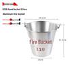 Aluminum Alloy Fire Sand Bucket