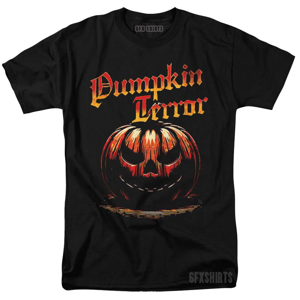 The Nightmare Before Christmas Shirt, Pumpkin Terror Poster Graphic T-Shirt Unisex T-Shirt M