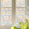 Laser Fresh Daisy Living Room Home Glass Door and Window Decorative Stickers