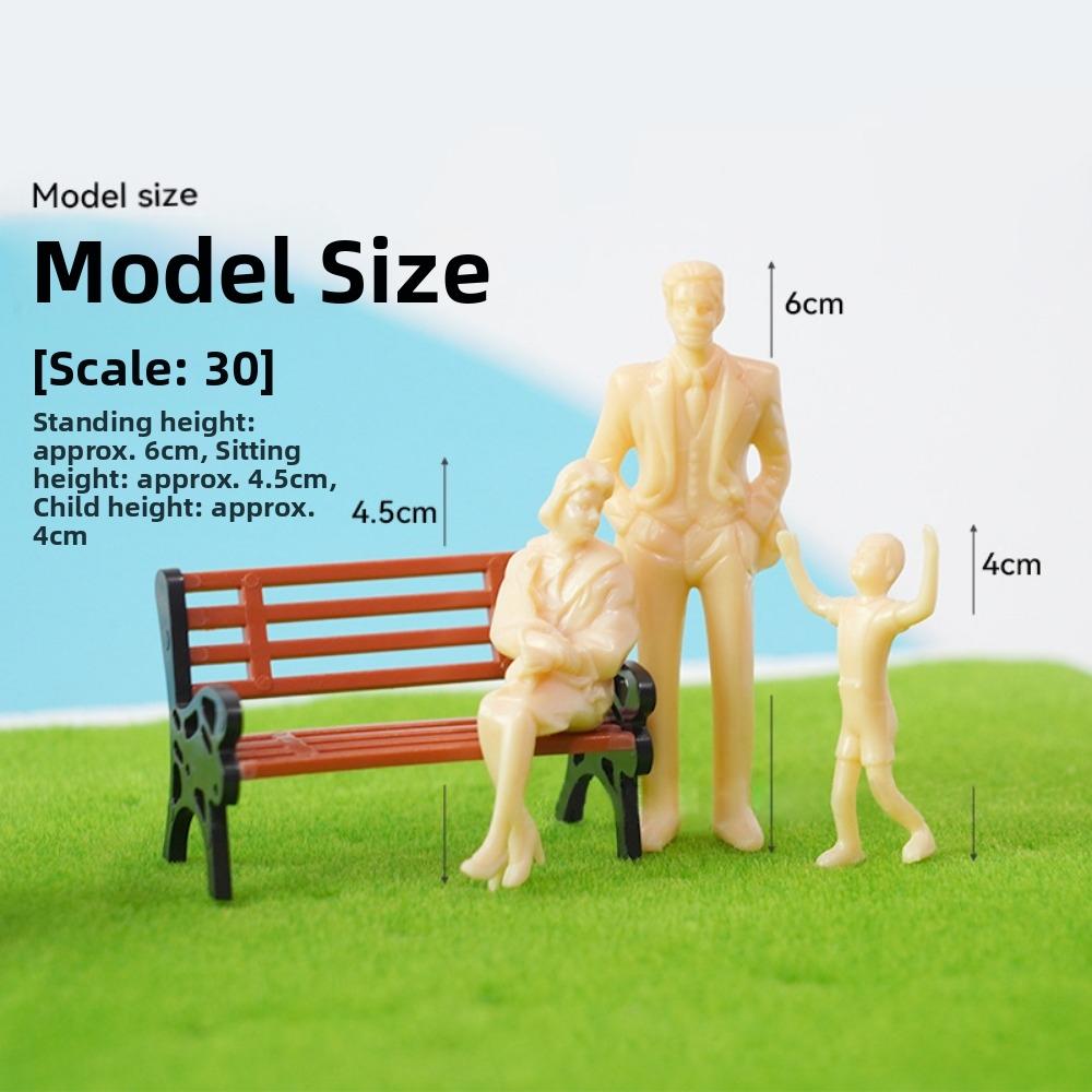 10/20/100pcs 1:75/1:50/1:42/1:30/1:25 Scale Model Building People Figures