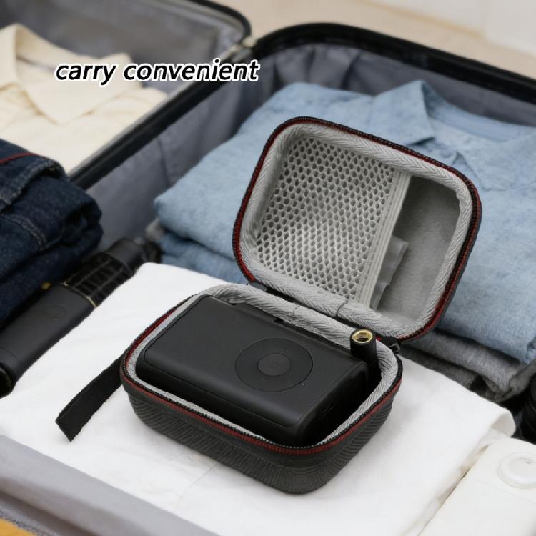 Lightweight Compact Protective Case for Portable Air Pumps Material Waterproof Design Featuring Organized Compartments