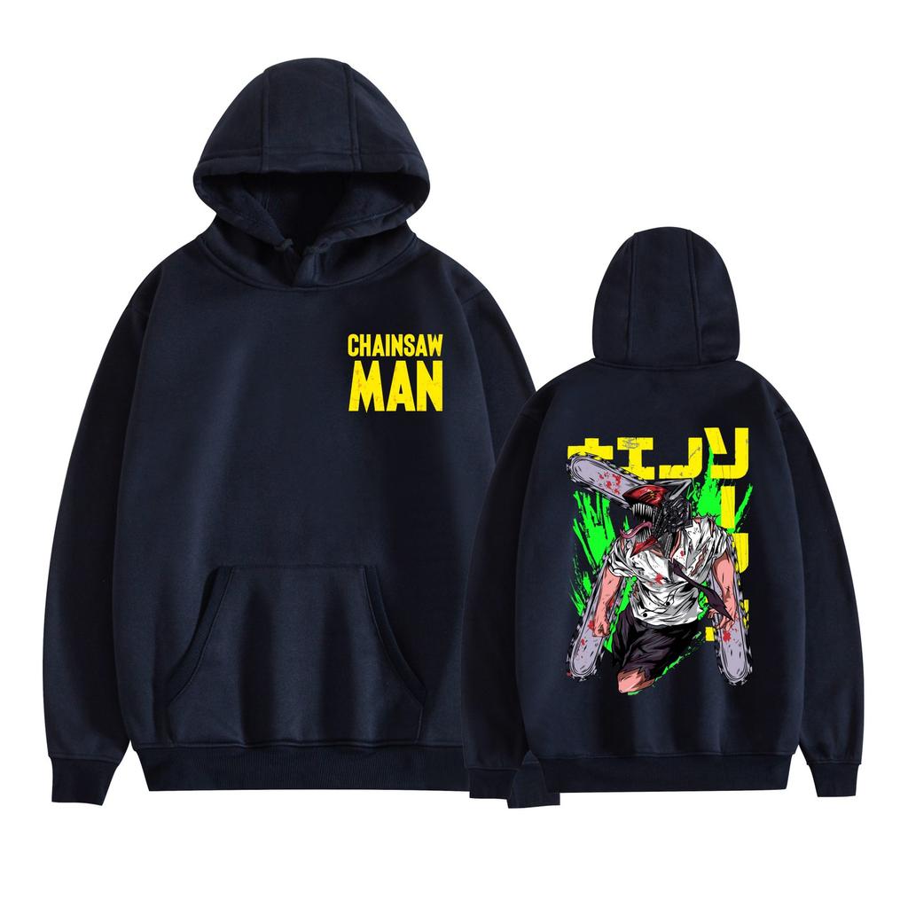 Hot Chainsaw Man Funny Hoodie Hip Hop Graphic Sweatshirts Streetwear Harajuku Tracksuit