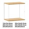 Acrylic Showcase Box Organizer Dustproof for Collectibles Holder