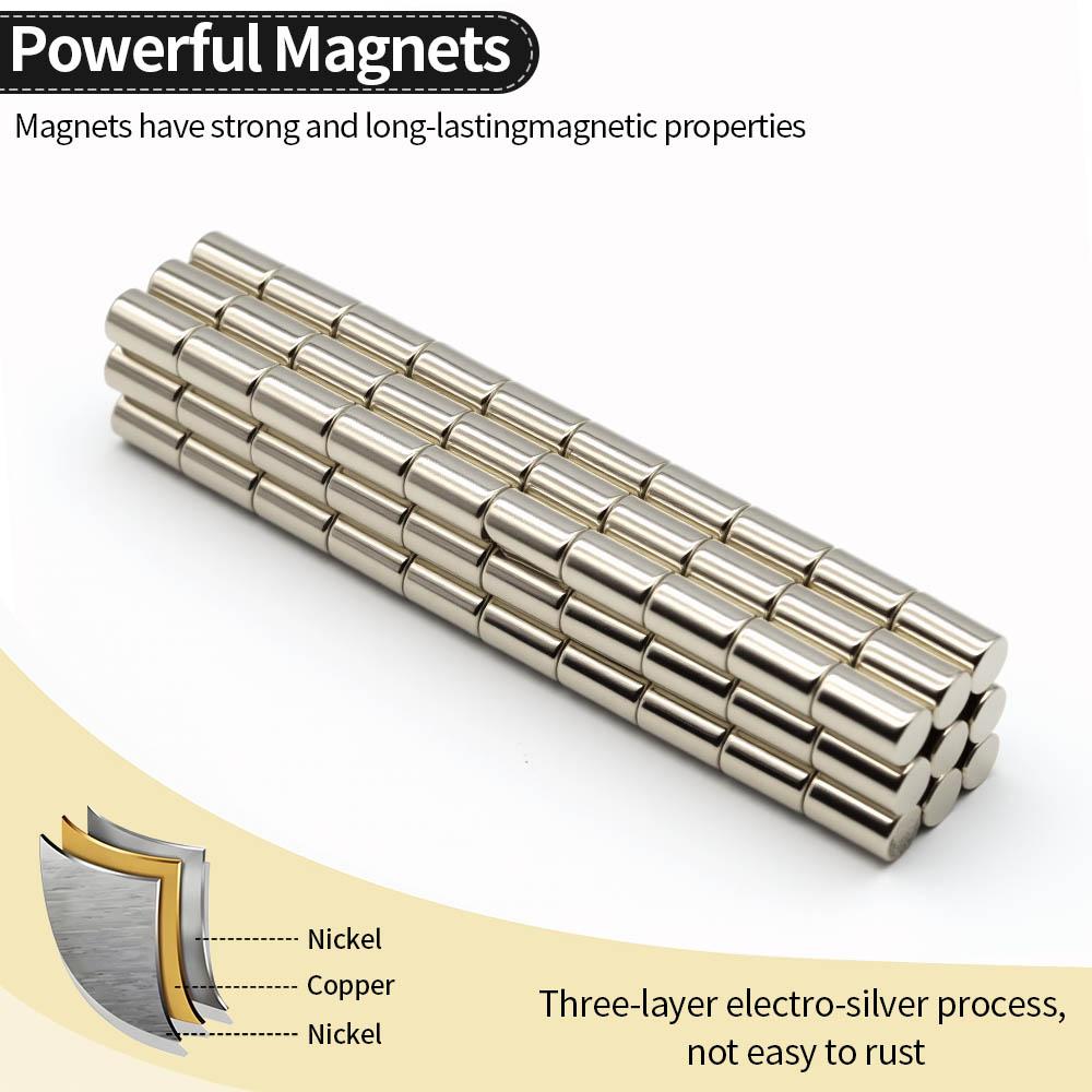 6x10mm Super Strong Neodymium Magnet N35 NdfeB Permanent Magnetic Imanes Round Powerful Magnets Refrigerator Magnet