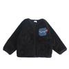 Edwin Zip Boa Black Kids' Jacket, Fleece,