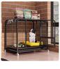 Large Pet Cage: Multi-Sized Dog & Cat Enclosure with Toilet Space