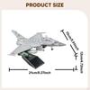 1:72 French Fighter Jet Model Quick Build with Stand Ornament Plane Airplane Toy for Bar Office Home