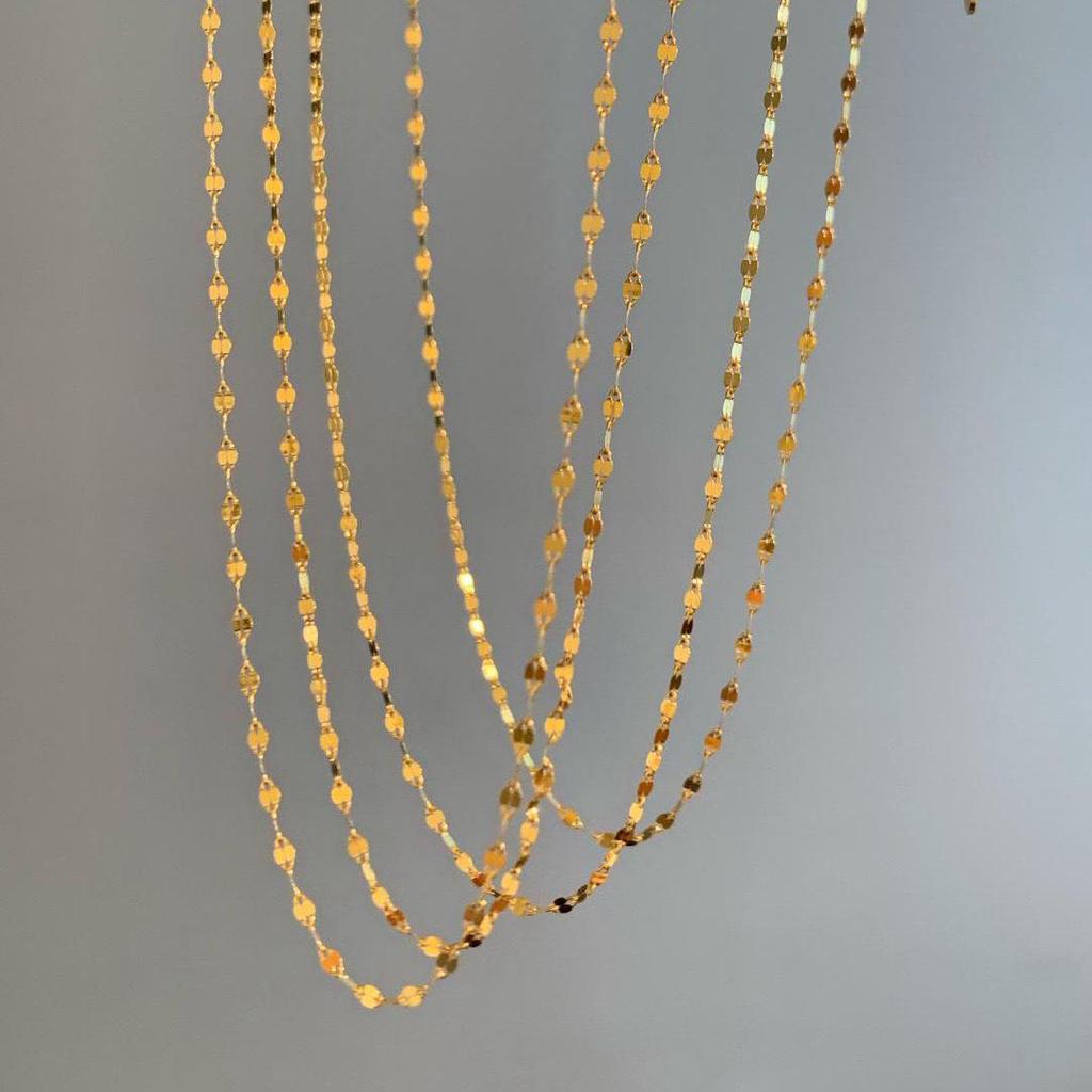 Double-Layer Titanium Steel Choker Necklace - Women's Autumn/Winter High-End Clavicle Jewelry