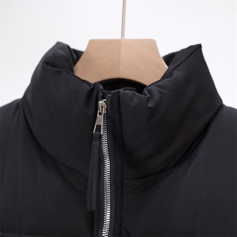 Fashion Sleeveless Women's Vest Short Outer Wear Autumn and Winter New Stand-up Collar Jacket Thickened Coats Zipper Cotton-padded Clothes
