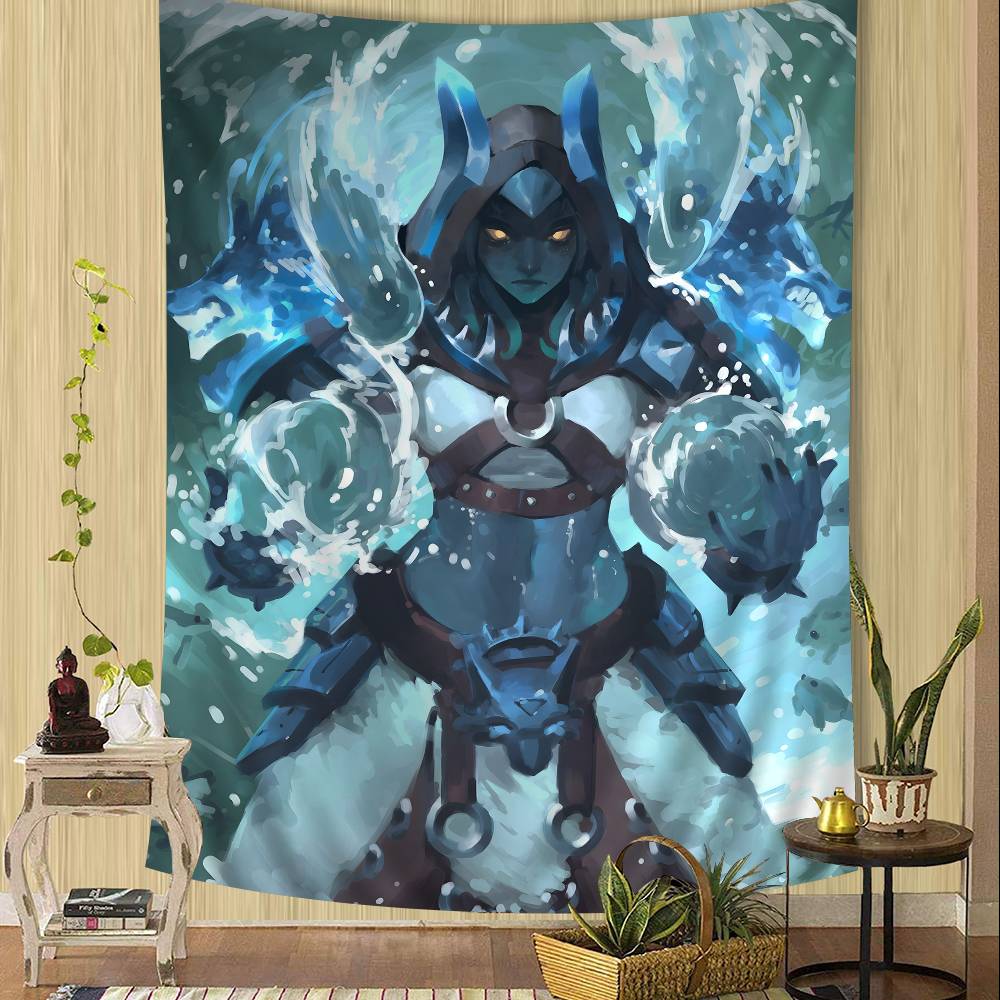Game World Of Warcraft Colorful Tapestry Wall Hanging Home Decoration Hippie Bohemian Decoration Divination Wall Art Decor
