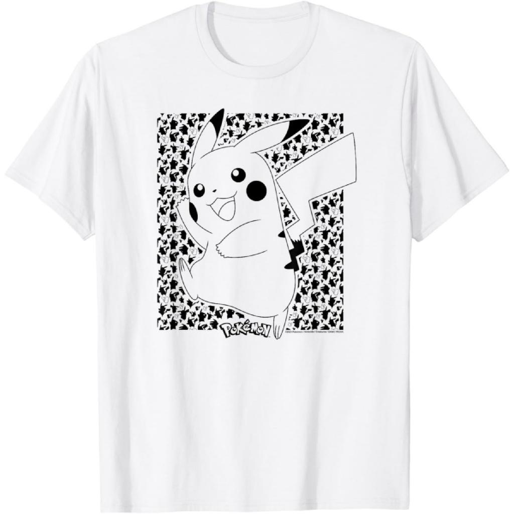 Pokémon - Pikachu Pattern T-Shirt