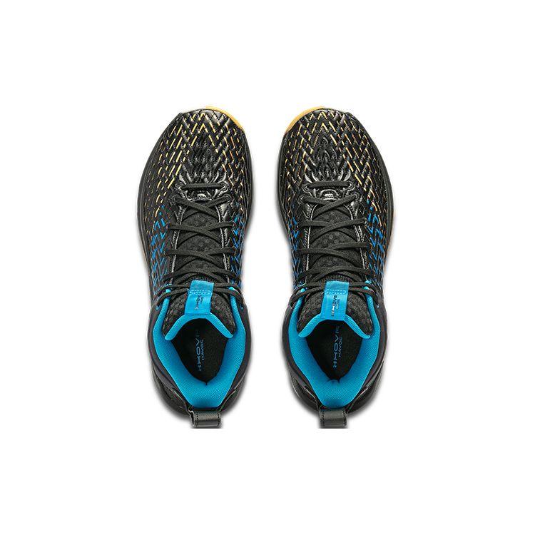 Under Armour Scarpe da Basket HOVR Havoc 4 Clone Nero Oro Blu 3025994-002
