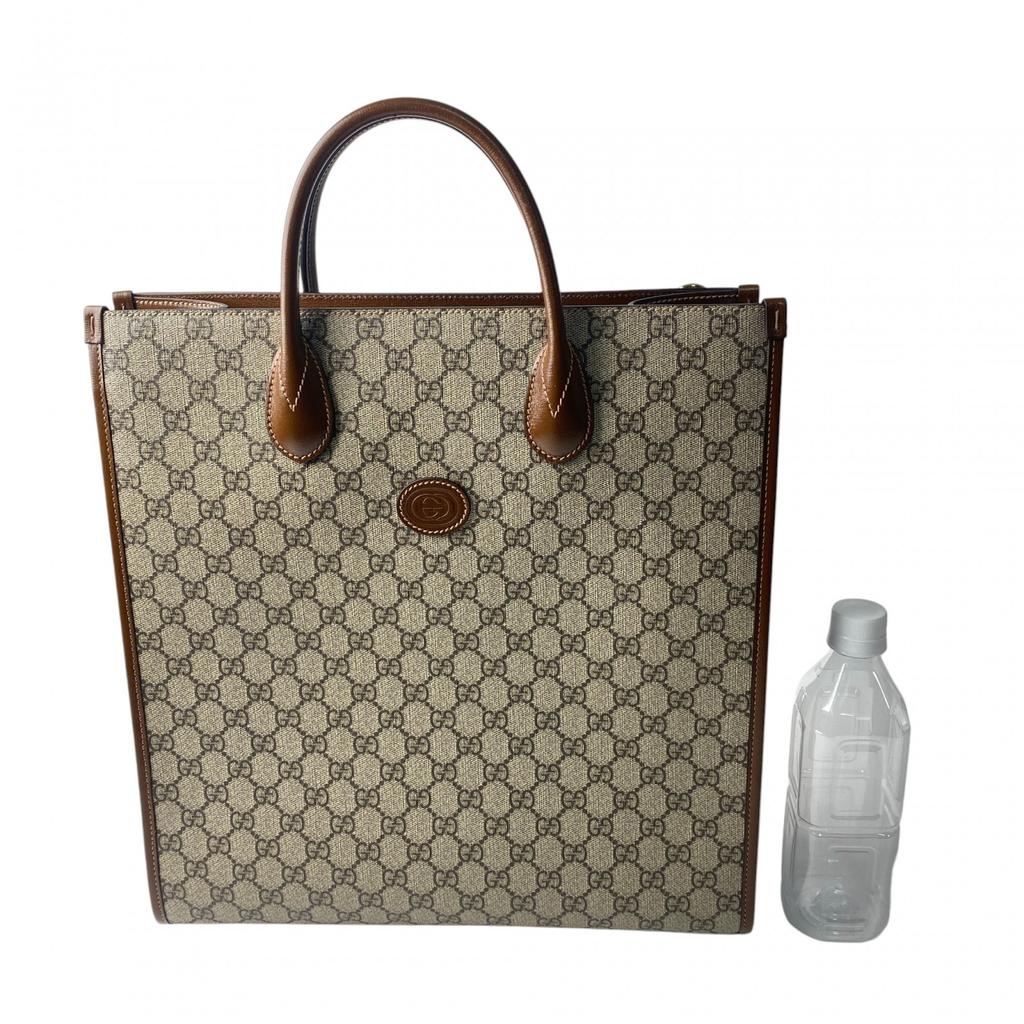 Used GUCCITote Bag Brown PVC Women
