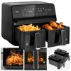 Freidora de Aire Sin Aceite Xxl 8L 2700W Doble Compartimento Teesa Air Fryer Doble Olla
