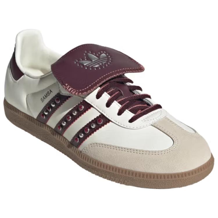 Adidas Originals Samba Lt Comfortable Versatile Low-Top Skate Shoes Women Sneakers Hemp Off-White White JQ9714