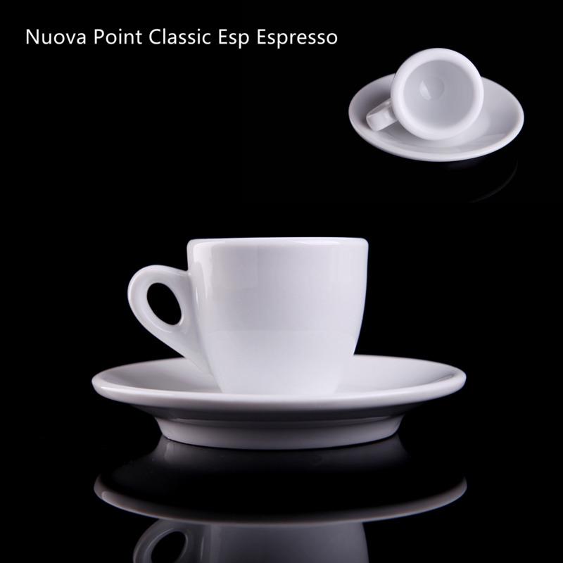 Nuova Point Classic Esp Espresso Cup And Saucer Set Professional Competitive Level Thicken Bone China Coffee Mugs And Plate Set