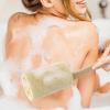 Scrubber per la schiena unisex, pulizia profonda, esfoliante naturale, luffa, spazzola per la schiena, articoli per la casa