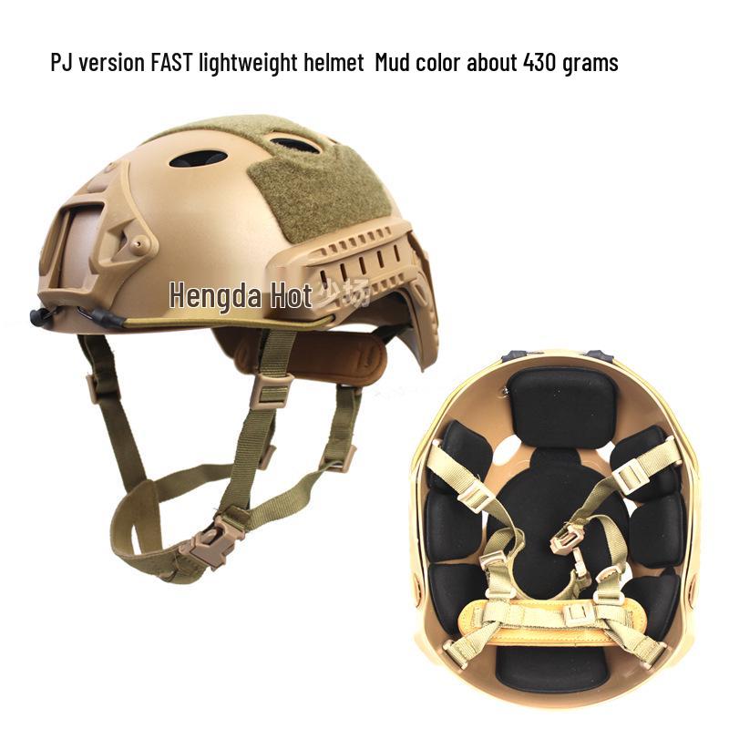 FAST Lightweight Tactical Helmet with Military Suspension - 430g Outdoor Wargame Equipment