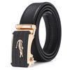 Men's Trendy Automatic Buckle Leather Belt - Versatile, Casual, and Simple Design