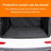 Non-Slip Trunk Mat For SUV Dog Seat Mat With Bumper Flap Protector Non-slip Waterproof Pet Trunk Liner Cover Car Seat Protector