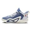 Air Jordan Tatum 1 PS Denim Scarpe da Ginnastica per Bambini Pietra Blu-Blu Università-Rosso DX5357-400