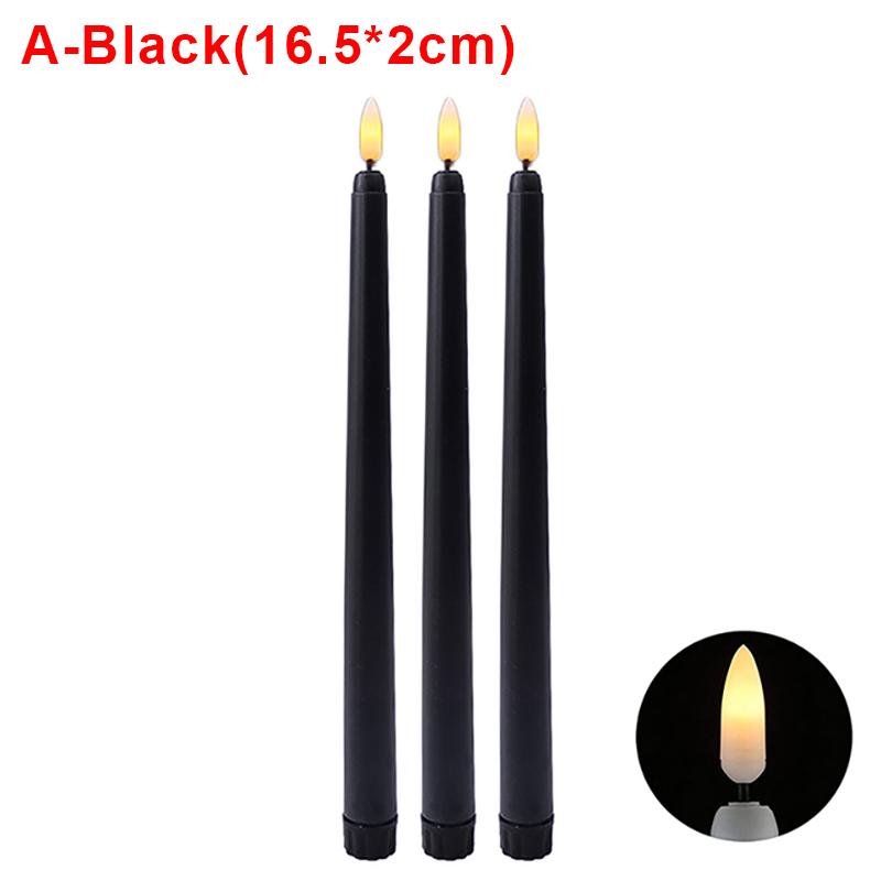 3/1 szt. LED bezpłomieniowe świece zasilane bateriami elektroniczne lampy tealight do dekoracji domu wesele urodziny oświetlenie