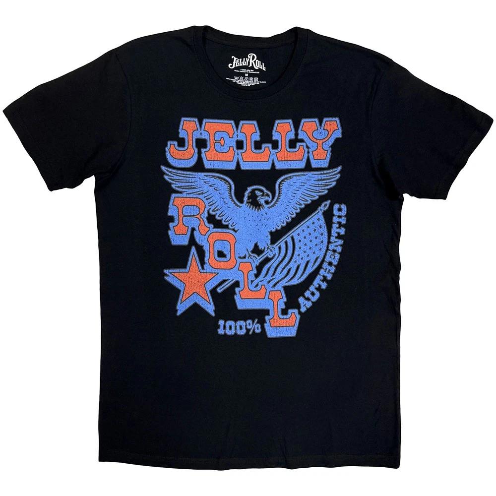 Official Jelly Roll Eagle Flag Mens Unisex T-Shirt S