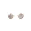 925 Sterlingsilber Selenit Edelstein Manschettenknopf Handgefertigter Schmuck Vatertagsgeschenk CL-4-28