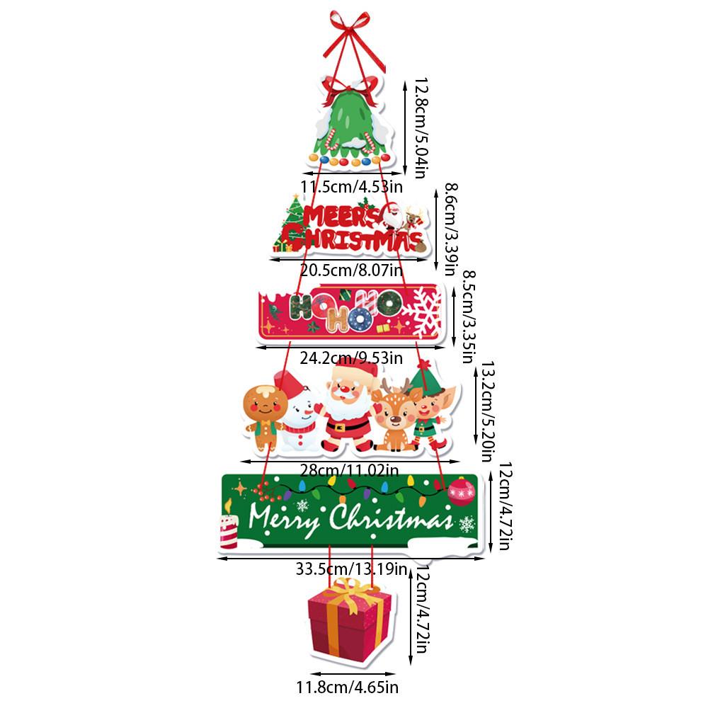 

Theme Door Christmas Hanging With Party Accessories For Daily Events Festive Style B