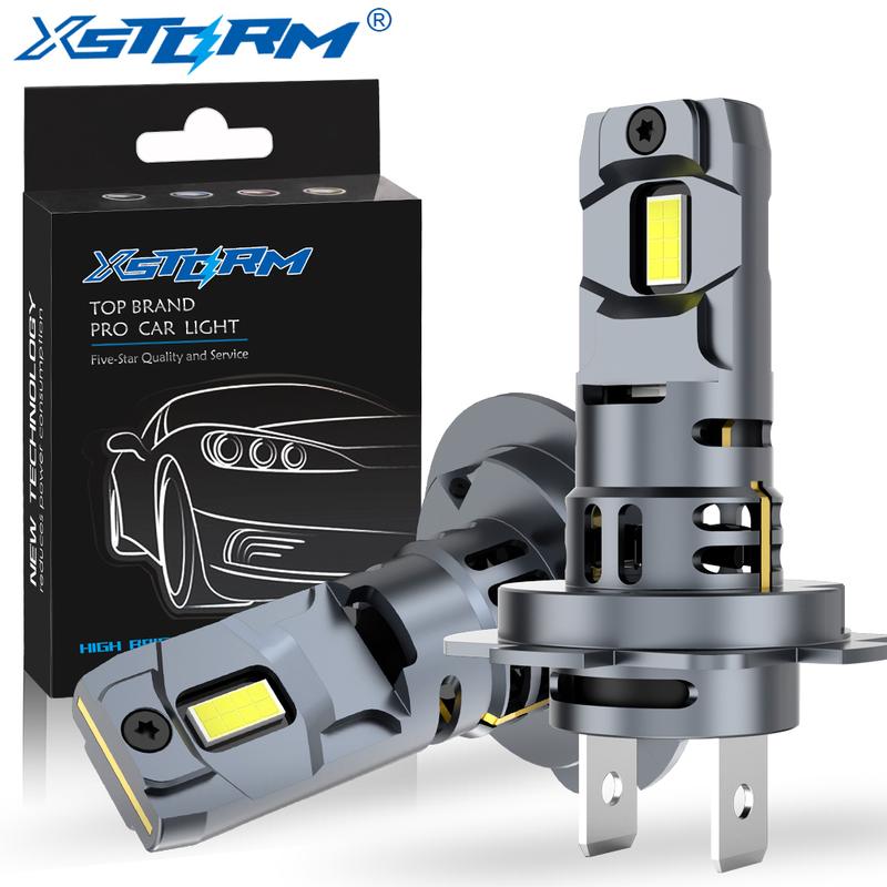 XSTORM H7 LED Headlight Bulb Mini Wireless 60W 20000LM 6500K CSP for Car Headlamp Auto Diode Lamps H7 Turbo Led 12V Automobile H7