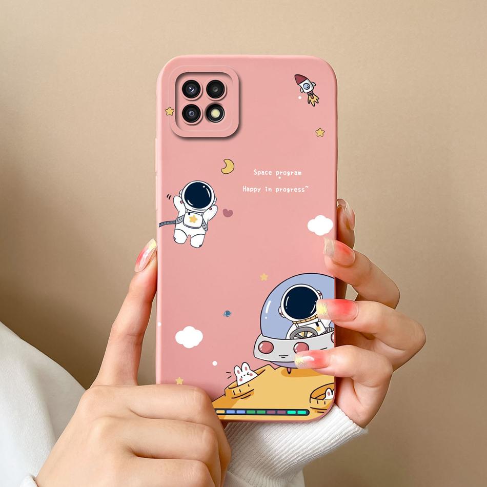 

Cases For Samsung A22 5G 4G A22S Cute Soft Liquid Silicone Camera Protector Back Cover For Galaxy A22 A 22 A 22S Coque Bumper Samsung A22 (4G)