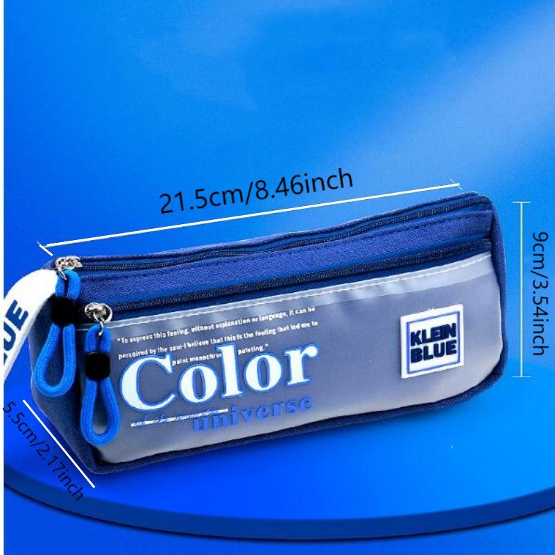 Large Capacity Women Men Travel Pencil Case School Pen Bag Multifunctional Makeup Zipper Pouch