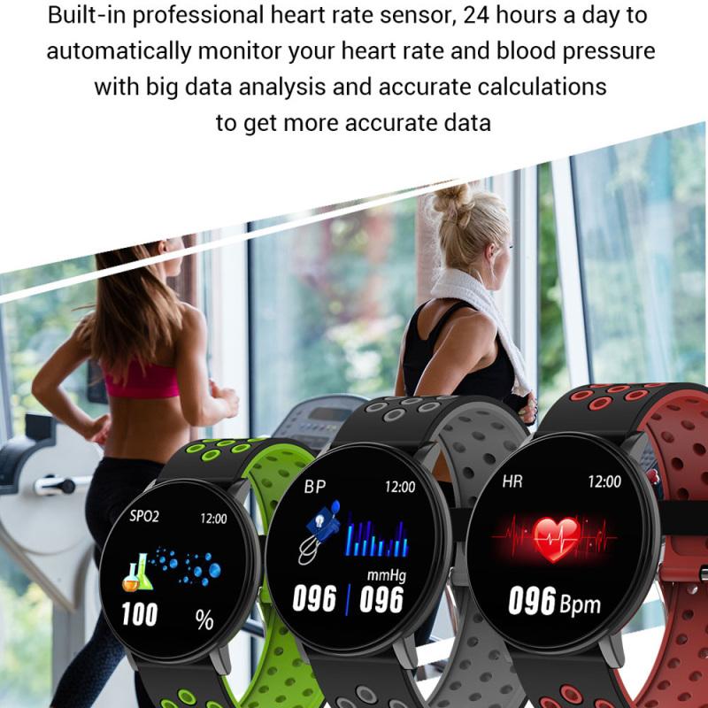 Inteligentny zegarek Ciśnienie krwi Krokomierz Fitness Tracker Inteligentna bransoletka