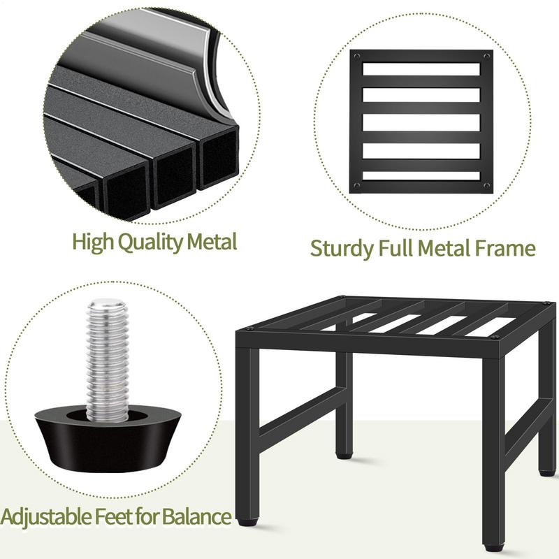 Flower Pot Stand Metal Plants Display Decoration Heavy Duty Stands Planter Holder Flower Pot Stable Display Rack With Non-slip